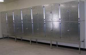 Steel cupboard shelves