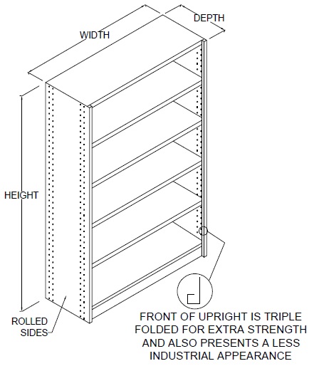 rolled-upright-shelving